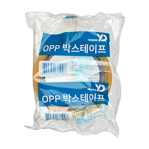 영대 투명 OPP 박스테이프 48mm 40m 50개 15kg이하 경포장